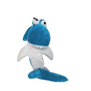 BJ Toy Company Blue White Shark Plush 17.5 Inch